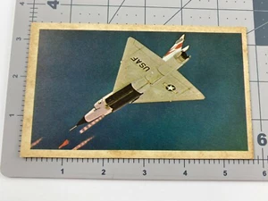 Vintage Aviation Trading Card Postkarte "CONVAIR F-102 DELTA DAGGER" - Bild 1 von 2