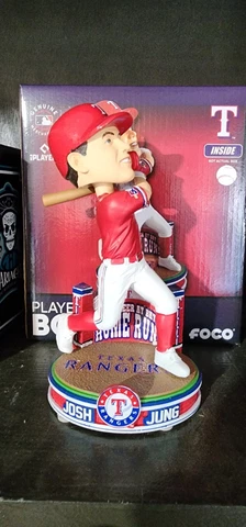 Texas Rangers Josh Jung First At Bat First Homerun Bobblehead Limited To 72 Cover