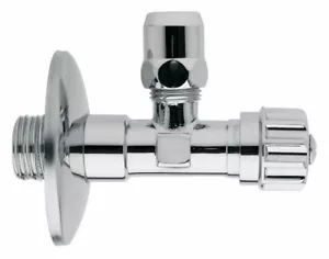 Valvola angolare di qualità attacco a parete 1/2" per lavabo, wc bidet articoli specializzati - Foto 1 di 2
