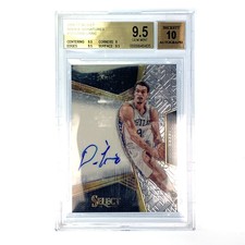 2016-17 Panini Select Signatures /299 Dario Saric #10 BGS 9.5 BGS 10 Autograph