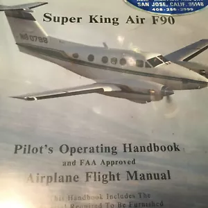 Beechcraft King Air F90 Pilot's Operating Handbook - Picture 1 of 12