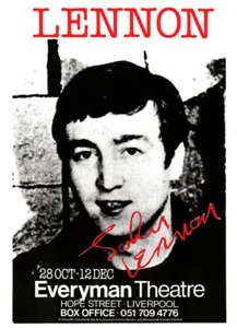 Lennon ORIGINAL britisches Musicalplakat von 1981 John Lennon / Everyman Theater - Picture 1 of 1
