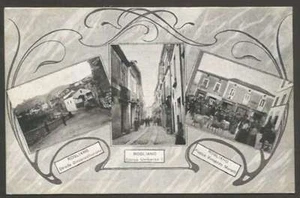 Italy Postcard Rogliano w 3 Mini Panoramic Views - Picture 1 of 2