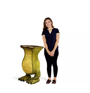 Crocodile Bar Stool - Crocodile Rainforest Bar Stool - Rainforest Kitchen Decor - Picture 1 of 6