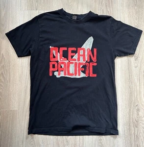 Ocean Pacific Small T-Shirt schwarz rot OVP großer Grafikdruck Surf USA Tee Sommer - Bild 1 von 8