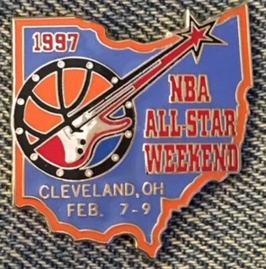 Pin de fin de semana All Star de la NBA 1997 ~ Cleveland, Oh - Imagen 1 de 2