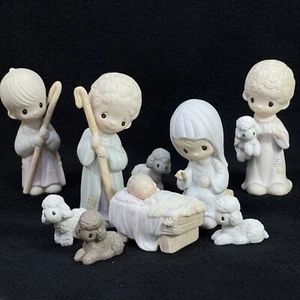 Figuras Belén Precious Moments Ven a adorarlo 1979 sin caja - Imagen 1 de 15