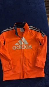 Orange Adidas jacket for kids size 6 #kidswear - Picture 1 of 5