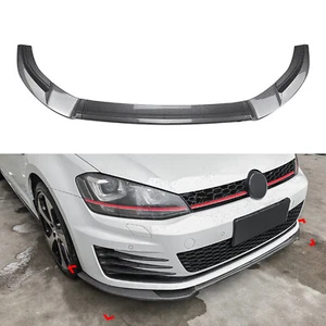 For Volkswagen Golf 7 MK7 GTI R Rline 2013-16 2014 Front Bumper Spoiler Lip Kit - Picture 1 of 9