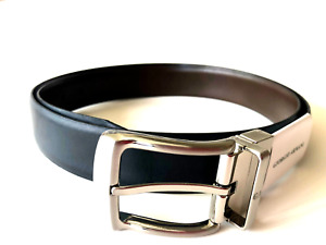 Giorgio Armani reversible leather belt....GA2570...new style...made in Italy