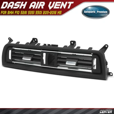 Хромированная решетка переменного тока на центральную панель вентиляционная решетка для BMW F10 528i 535i 550i 2011-2016 M5 - Изображение 1 из 4