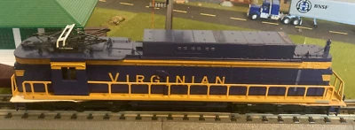 O Scale BACHMANN VIRGINIAN (BLUE/YELLOW) EL-C Powered A Unit Cab #137 - Image 1 of 4