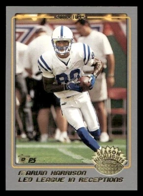 2001 Topps #289 Marvin Harrison Indianapolis Colts - Image 1 of 2