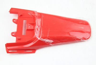 Protector de guardabarros trasero de plástico rojo para Honda CRF50 XR50 50cc 125cc Pit Bikes SSR DHZ Foto 1 de 2