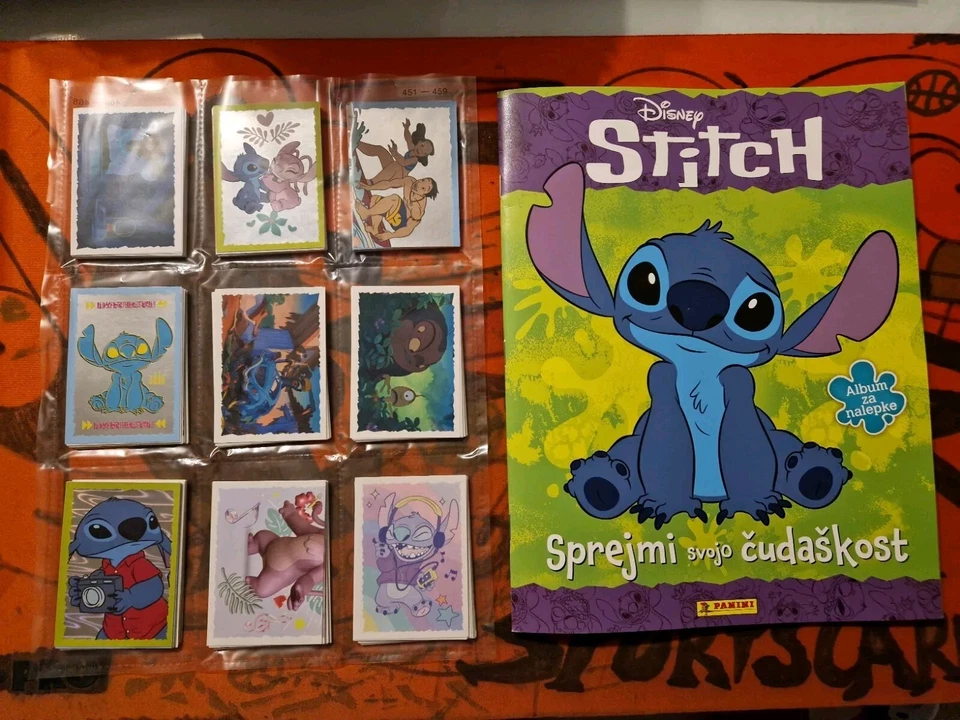 STITCH 2024 Coleção de Adesivos Panini CONJUNTO COMPLETO + ÁLBUM VAZIO 192 ADESIVOS - Imagem 1 de 4