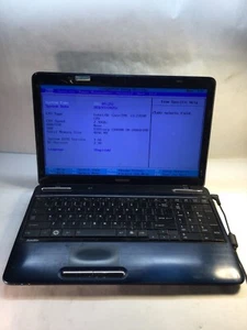 Toshiba Satellite L750 15" Laptop Intel Core i3 2nd Gen-BOOTS TO BIOS- MZ - Picture 1 of 6