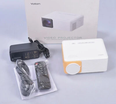 Mini Beamer Full HD Tragbarer Projektor Handy Video Heimkino HDMI USB mobil - Bild 1 von 4