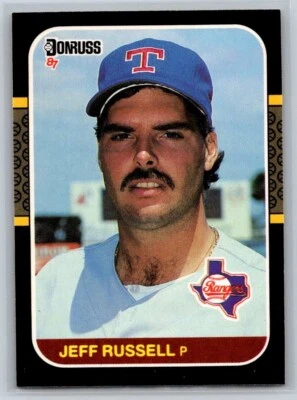 1987 Donruss Jeff Russell #550 - Image 1 of 2