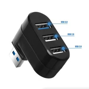 USB 3.0 3-Port Multi Hub Splitter for PC & Laptop - Fast Data Transfer - Picture 1 of 9