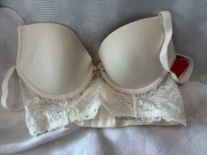 XHILARATION-SIZE 32A OFF WHITE LACE BRA FOR WOMAN - Picture 1 of 1