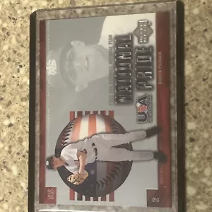 Dustin Pedroia 2003 Upper Deck National Pride Card #USA16 - Picture 1 of 2