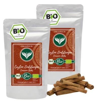 BIO Ceylon Zimtstangen (ganz) 10 cm -  Zimt ganz 40 Stk in Premiumqualität - Bild 1 von 4