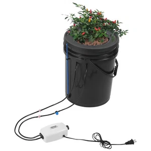 VEVOR DWC Hydroponics Grow System Deep Water Culture with Top Drip 1 Bucket 20L - Picture 1 of 12