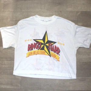Vintage Ringo Starr And His All Starr Band Concert Crop T-Shirt 1989 XL - Picture 1 of 4