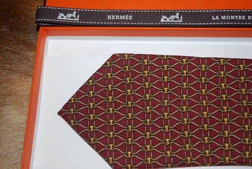 HERMÈS Cravatta uomo HERMES Francia vera seta cravatta abito classico lusso multicolore Y236