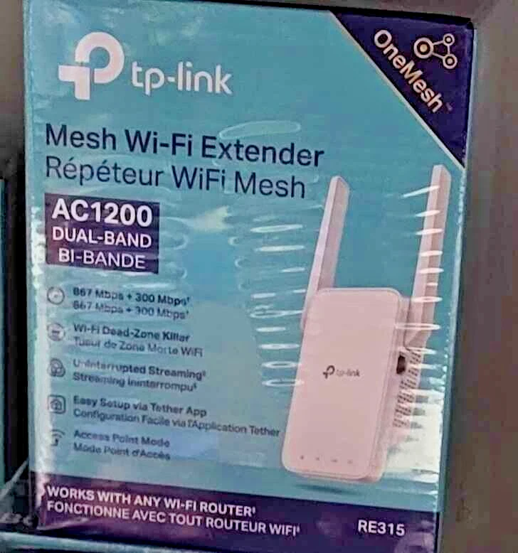 🔥🔥 TP-LINK AC1200 Wi-Fi Dual Band Range Extender (oneMesh) - RE315 - Image 1 of 1