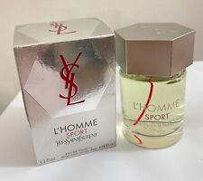 L'Homme Sport by YSL for Men EDT 3.3 FL OZ. 100 ML Natural Spray 100% New in Box