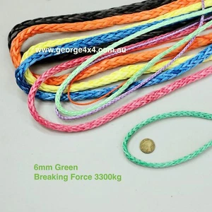 6mm 3500kg HMPE / UHMWPE Dyneema rope Sold per Meter - Picture 1 of 2