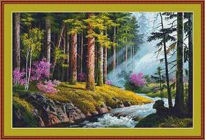 Forest Beautiful Cross Stitch Kit - Picture 1 of 2