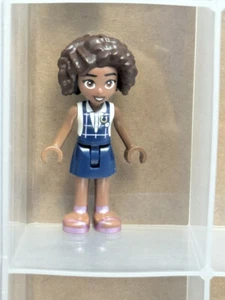 LEGO Minifigure - Friends Aliya - Dark Blue Gym Slip Top - No frnd612 - QTY 1 - Picture 1 of 1