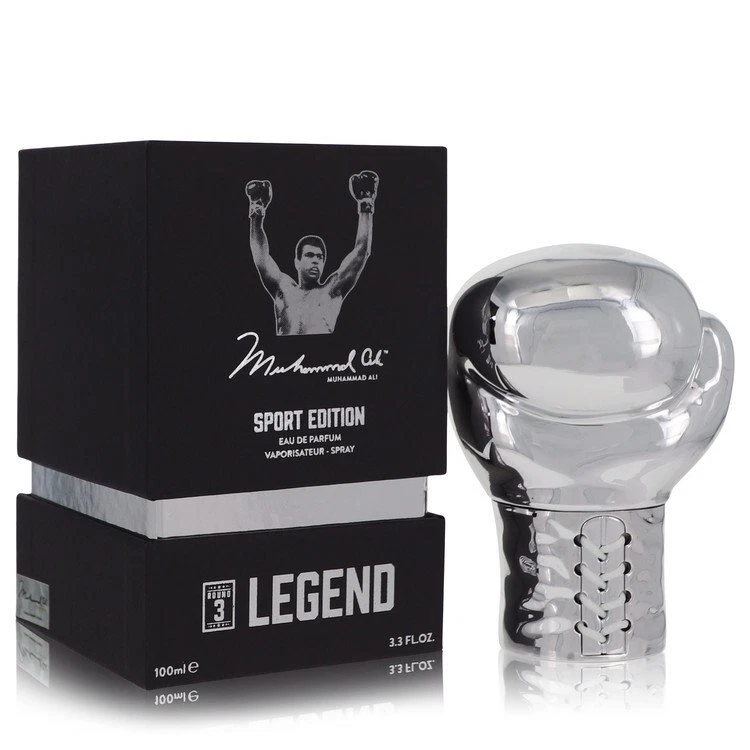 Muhammad Ali Legend Round 3 Eau De Parfum Spray (Edición Deportiva) 3,3 OZ para Hombres Foto 1 de 1