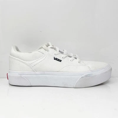 Vans Girls Seldan Platform 721356 White Casual Shoes Sneakers Size 4 - Image 1 of 4
