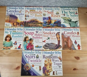 I Wonder Why X10 Books Paperback Children's Book Bundle Learning Homeschool Book - Bild 1 von 11