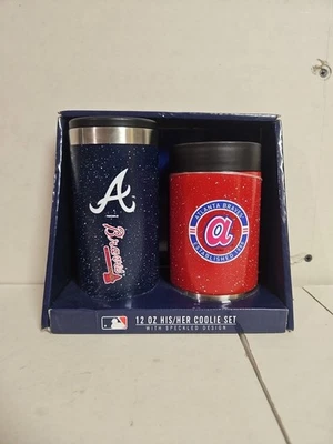 MLB Atlanta Braves 12oz su/su Coolie Set  Foto 1 de 4