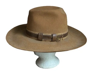 Biltmore Western Filzhut silberne Schnalle braun Größe 7 Kanada - Bild 1 von 11