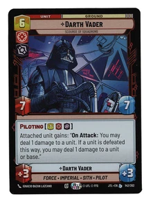 Star Wars Unlimited Jump to Lightspeed Legendary DARTH VADER 142 - Picture 1 of 1