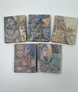 Mandala Set of 5 Minibooks Hinduism Religion Spirituality Kali Ganesh Krishna - Picture 1 of 7