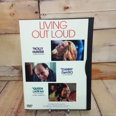 Living Out Loud DVD Used Holly Hunter Danny DeVito Queen Latifah Comedy Foto 1 de 4