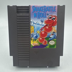 Snake Rattle And Roll NES Cartridge Authentic