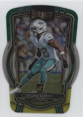 2022 Panini Select Club Level Green & Yellow Prizm Die-Cut Kader Kohou Rookie RC - Image 1 of 2