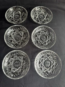 Vintage Anchor Hocking Coasters Early American Prescut Star of David Set of 6 - Picture 1 of 3