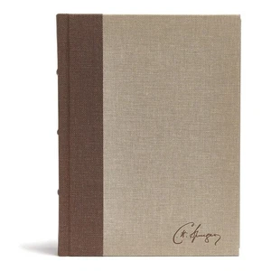 CSB Spurgeon Study Bible, Brown/Tan Cloth Over Board .. NEW - Imagen 1 de 1