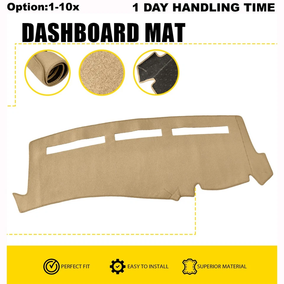 Cubierta beige alfombrilla interior tablero almohadilla para 2000 2001 2002 03-06 GMC Yukon Foto 1 de 4