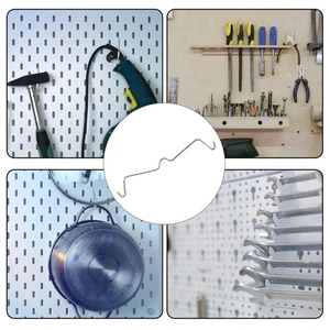 100 Piezas Gancho Fijación Hebilla Metal Clavija Tablero Clips Acero Inoxidable Clavija Cerraduras - Imagen 1 de 11