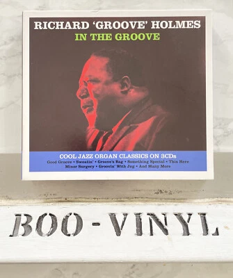 RICHARD 'GROOVE' HOLMES IN THE GROOVE - 3 CD BOX SET - COOL JAZZ NM - Image 1 of 2