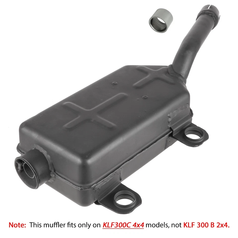 Silenciador de escape completo com gaxeta compatível com Kawasaki Bayou 300 KLF300C 4x4 1989-2005 - Imagem 1 de 4